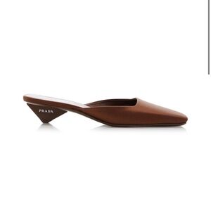 Prada Women's Elegant Brown Mules